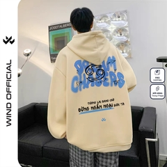 Áo hoodie unisex form rộng WIND Cung Hoàng Đạo V2 thời trang nam nữ nỉ bông oversize áo khoác chống nắng mùa hè