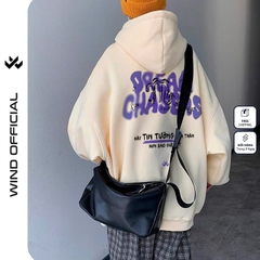 Áo hoodie unisex form rộng WIND Cung Hoàng Đạo V2 thời trang nam nữ nỉ bông oversize áo khoác chống nắng mùa hè