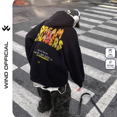 Áo hoodie unisex form rộng WIND Cung Hoàng Đạo V2 thời trang nam nữ nỉ bông oversize áo khoác chống nắng mùa hè
