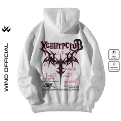 Áo hoodie unisex form rộng WIND Clothing SWORD hoodie nút bấm thời trang nam nữ nỉ bông oversize Menswear Dài Tay Tay Dài