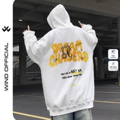 Áo hoodie unisex form rộng WIND Cung Hoàng Đạo V2 thời trang nam nữ nỉ bông oversize áo khoác chống nắng mùa hè
