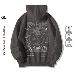 Áo hoodie unisex form rộng nỉ bông WIND TOROTO áo khoác zip thời trang nam nữ  thu đông dây kéo oversize Menswear Dài Tay Tay Dài