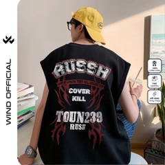 Áo ba lỗ unisex WIND form rộng sát nách 239 tanktop thời trang nam nữ oversize
