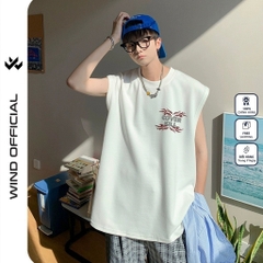 Áo ba lỗ unisex WIND form rộng sát nách 239 tanktop thời trang nam nữ oversize