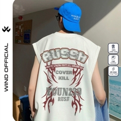 Áo ba lỗ unisex WIND form rộng sát nách 239 tanktop thời trang nam nữ oversize