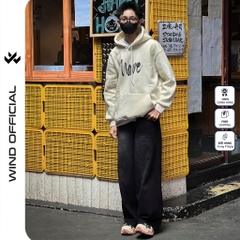 Áo hoodie unisex form rộng WIND MAURE oversize nỉ ngoại nam nữ oversize áo khoác chống nắng mùa hè