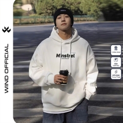Áo hoodie unisex form rộng WIND MINSTREL hoodie nút bấm thời trang nam nữ nỉ bông oversize áo khoác chống nắng mùa hè