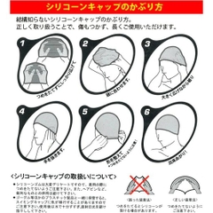 Mũ Bơi ARENA ARN-3910 AQUAFORCE 3D Silicone Cap RBLU size L