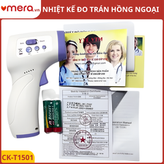 Nhiệt Kế Hồng Ngoại Đo Trán Đa Năng OROMI CK-T1501 (Đo 3 Chế Độ, Cảnh Báo Sốt)
