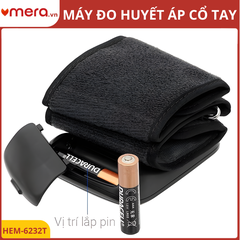 Máy Đo Huyết Áp Cổ Tay Omron HEM-6232T (Bluetooth, Cảm Biến Định Vị Tim, 2 Người Dùng)