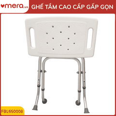 Ghế Tắm Gấp Gọn Chống Trượt (Khung Hợp Kim Nhôm, Tải Trọng 150kg) - OROMI FBL650008