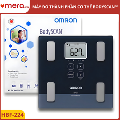 Máy Đo Thành Phần Cơ Thể Omron BodySCAN™ HBF-224 (Đo Mỡ, Cơ, Tuổi Sinh Học)