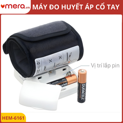 Máy Đo Huyết Áp Cổ Tay Tự Động Omron HEM-6161 (Thiết Kế Mini, Di Động Cao)
