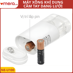 Máy Xông Khí Dung Cầm Tay Dạng Lưới Omron NE-U100 (Xông Mọi Tư Thế, Siêu Êm)
