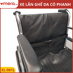 Xe Lăn Ghế Da Oromi XL-901L - Vành Đúc, Có Phanh Tay