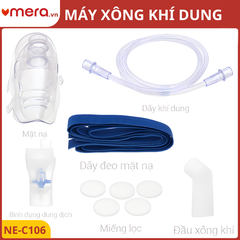 Máy Xông Khí Dung Omron NE-C106 (Cho Người Lớn & Trẻ Em) - Hiệu Quả, Bền Bỉ, Dễ Sử Dụng