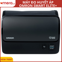 Máy Đo Huyết Áp Bắp Tay Omron HEM-7600T (Smart Elite) - Thiết Kế Không Dây Dẫn, Kết Nối Bluetooth