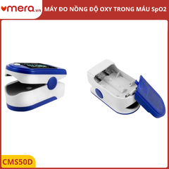 Máy Đo SpO2 Kẹp Ngón Tay, Nhịp Tim (Màn Hình OLED Xoay 4 Chiều, Chính Xác) - CONTEC CMS50D