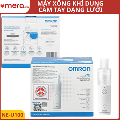 Máy Xông Khí Dung Cầm Tay Dạng Lưới Omron NE-U100 (Xông Mọi Tư Thế, Siêu Êm)
