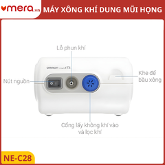 Máy Xông Khí Dung Omron NE-C28 (Công Nghệ Van Ảo V.V.T) - Bền Bỉ, Công Suất Cao