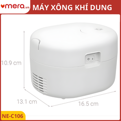 Máy Xông Khí Dung Omron NE-C106 (Cho Người Lớn & Trẻ Em) - Hiệu Quả, Bền Bỉ, Dễ Sử Dụng