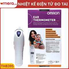 Nhiệt Kế Hồng Ngoại Đo Tai Omron TH839S (Đo Nhanh 1 Giây, Báo Sốt)