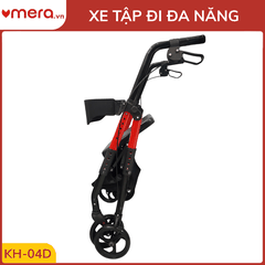 Xe Tập Đi Đa Năng Có Ghế Ngồi, Phanh Tay Khoá Bánh (Gấp Gọn) - OROMI KH-04D