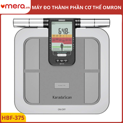 Máy Đo Thành Phần Cơ Thể Omron HBF-375 - Công Nghệ 8 Cảm Biến Đo Từng Phần Chuyên Sâu
