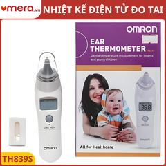Nhiệt Kế Hồng Ngoại Đo Tai Omron TH839S (Đo Nhanh 1 Giây, Báo Sốt)