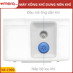 Máy Xông Khí Dung Omron NE-C900 (Công Suất Lớn, Chuyên Nghiệp) - Chuẩn Bệnh Viện