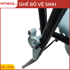 Ghế Bô Vệ Sinh Gấp Gọn Khung Sắt (Chống Trượt, Tải Trọng 120kg) - OROMI