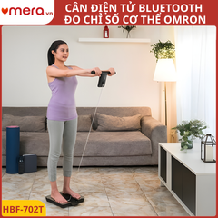 Máy Đo Chỉ Số Cơ Thể Omron HBF-702T - Bluetooth, 8 Cảm Biến