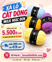 Milk Cotton 50g (+-5G) Xả lỗ cắt dòng 5.8k