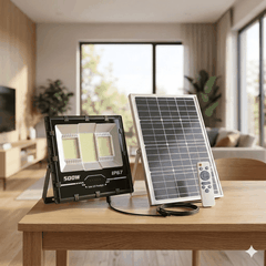 Đèn năng lượng mặt trời CET-105D-500W 500W chống nước IP67 ngoài trời