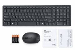 Bộ Bàn Phím Chuột Không Dây Dell KM555-BLACK-ENG-WIRELESS