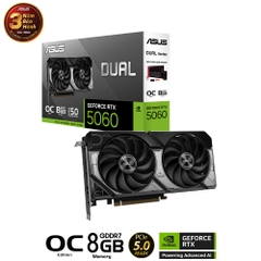 VGA AI ASUS Dual RTX 5060 8GB GDDR7 OC (DUAL-RTX5060-O8G)
