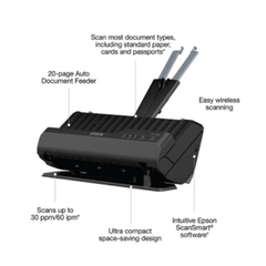 Máy Scan Epson ES-C320W (Scan đảo mặt| A4| A5| USB| WIFI) chính hãng