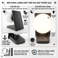 Đèn Năng Lượng Mặt Trời GY-300TL chống nước IP67 ngoài trời