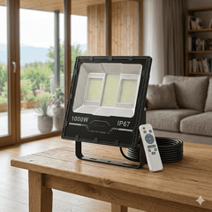 Đèn Pha Năng Lượng Mặt Trời CET-105D- 1000W 1000W chống nước IP67 ngoài trời