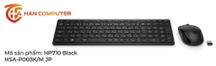Bộ Bàn Phím Chuột Tiếng Nhật  Không Dây HP 710 JP