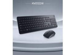 Bộ bàn phím chuột không dây Dell KM3322W (Đen)
