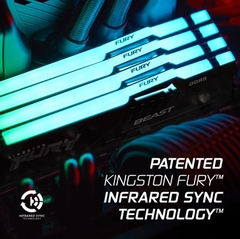 Ram desktop Kingston Fury Beast Black RGB EXPO 16GB DDR5 6000MHz (KF560C36BBE2A-16WP)
