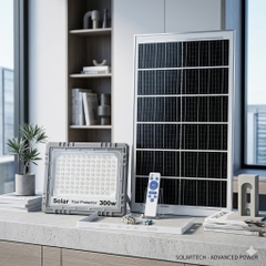 Đèn Năng Lượng Mặt Trời SHCET GY-300W 300W chống nước IP67 ngoài trời