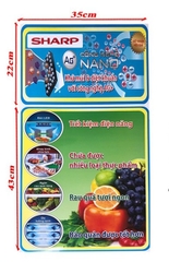 Miếng dán tủ lạnh Sharp