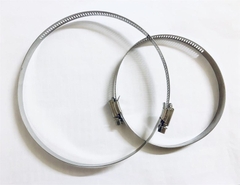 Đai siết ống gió inox D120 ( D105 - D127)