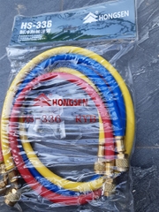 Bộ dây nạp gas Hongsen Model: HS-336 RYB (1 Bộ = 3 Sợi 1M) (Bộ)