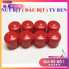 Nút bịt ty ren M6 Màu đỏ (D5.3* L15 * T0.8mm)