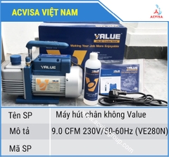 Máy Hút Chân Không Value 9.0CFM Model VE280N