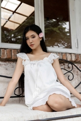 Đầm cánh tiên nhấn Hoa Tulip