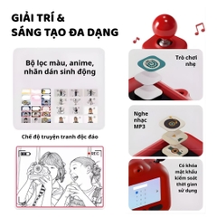 Máy Ảnh Mini Chụp Lấy Liền Cho Bé Zoyzoii Kids Instant Camera E29- Red